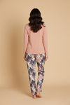 Zivame Buttersoft Knit Poly Pyjama Set - Maple Sugar — thumbnail 3
